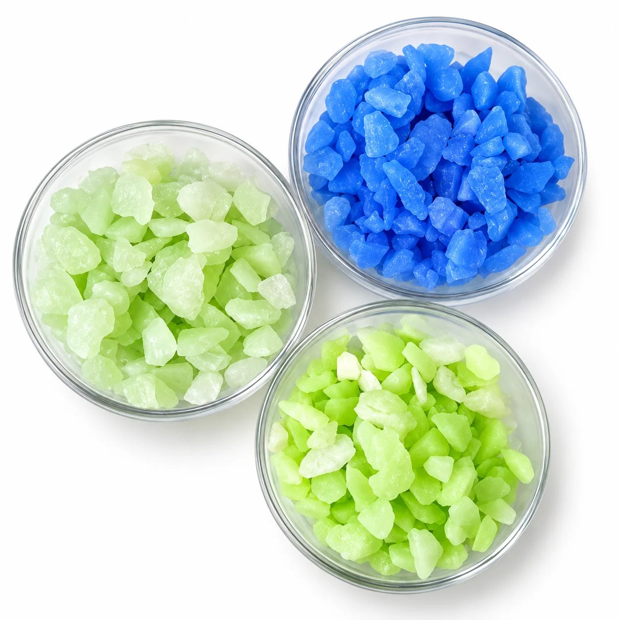 Glow in the Dark Glass Stones | Photoluminescent Glass Granules