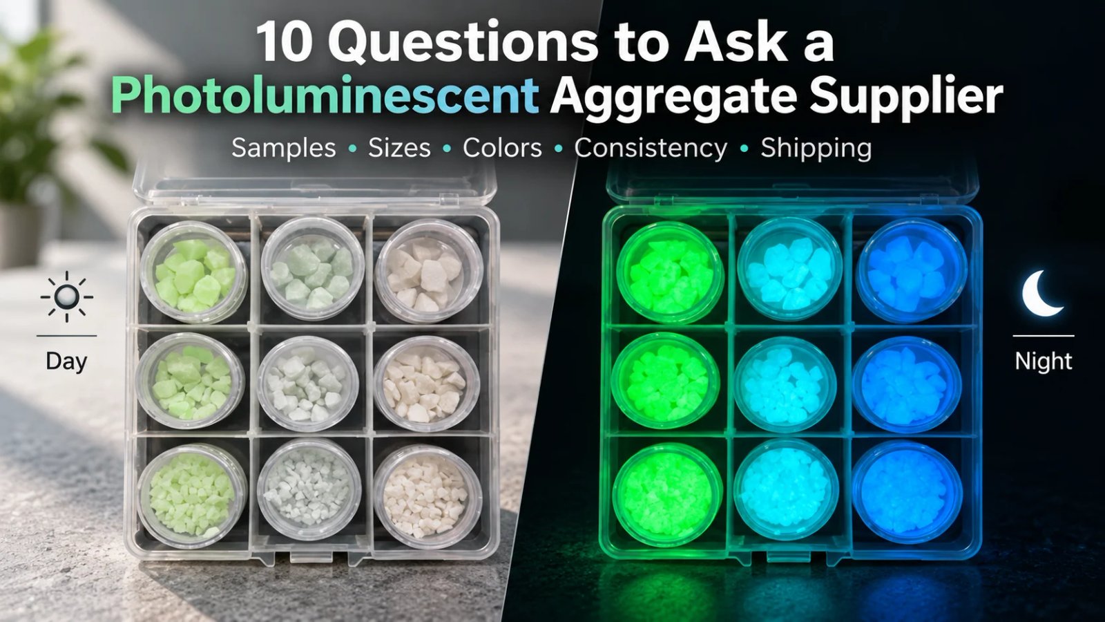 Questions to Ask a Photoluminescent Aggregate Supplier