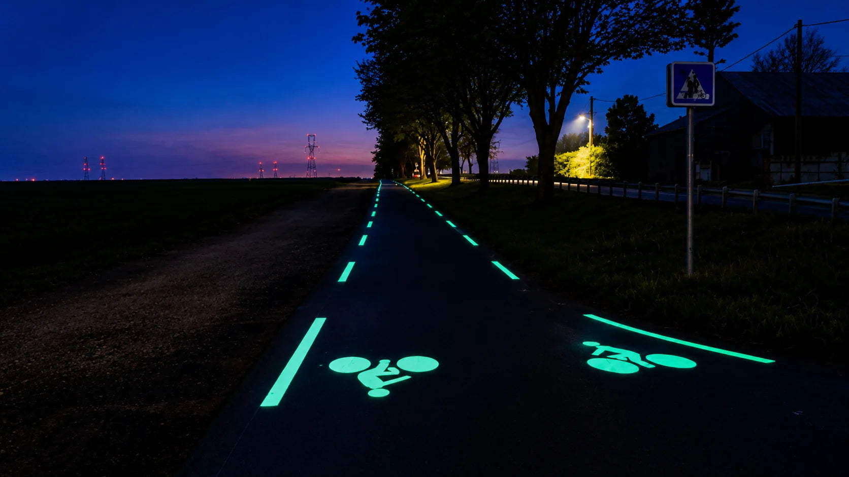 Luminous shared pathway
