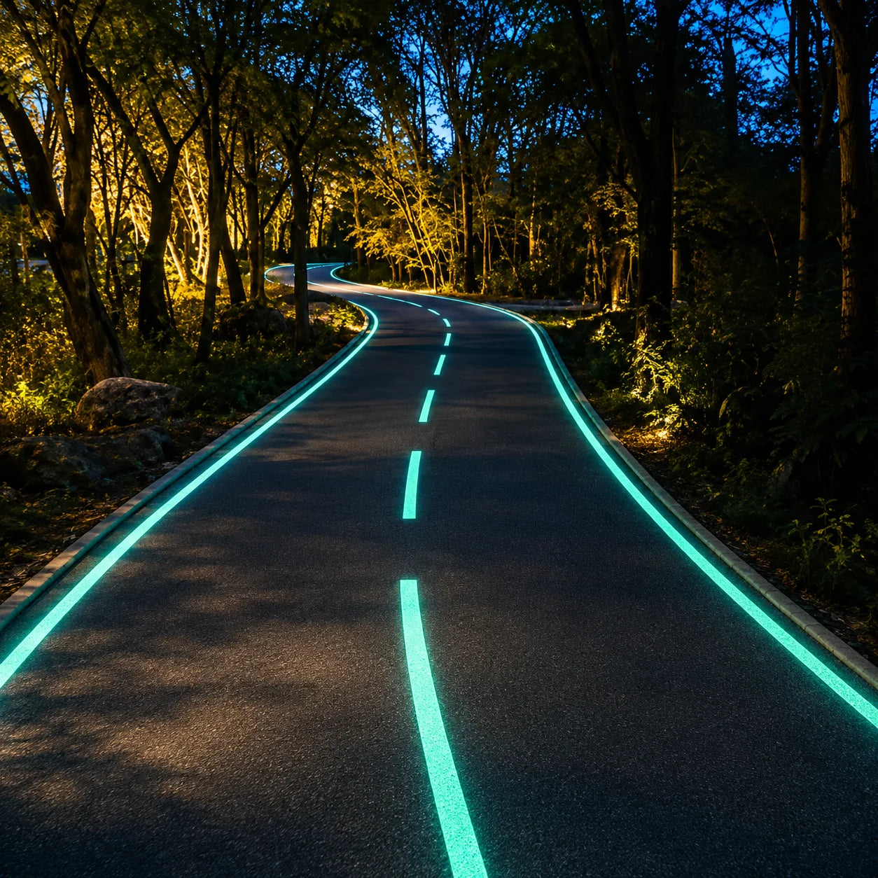 Luminous lane system
