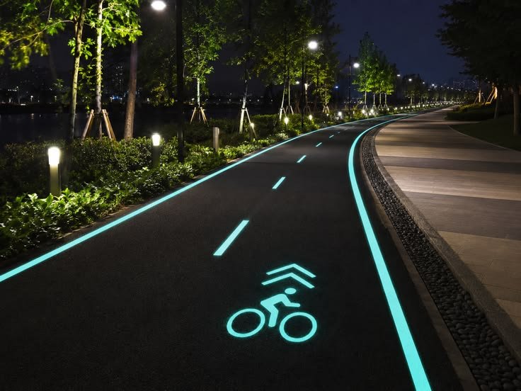 Glow in the Dark Pavement: Smart Lighting Solution for Modern Roads