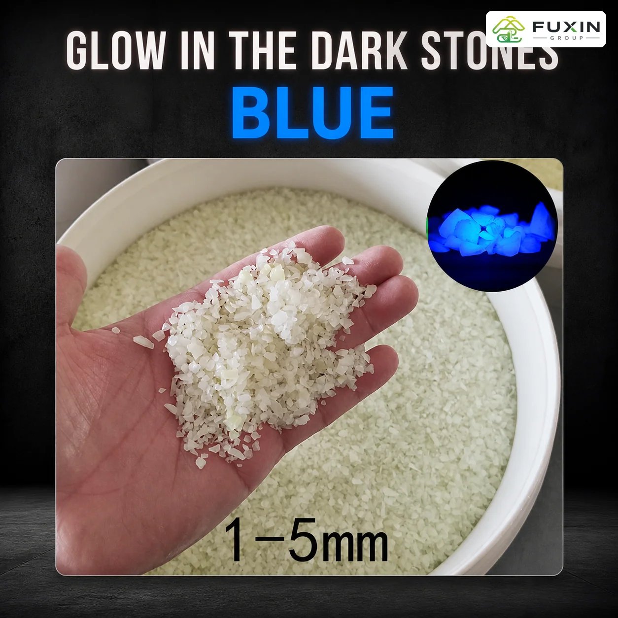Crushed Glow Stones | Photoluminescent Aggregate for Outdoor Pavement